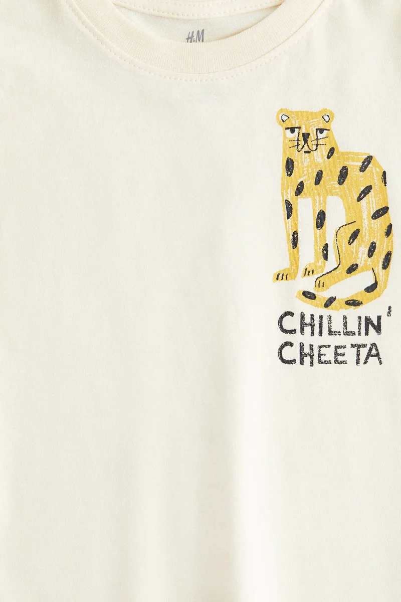 اتش اند ام تيشيرت مطبوع